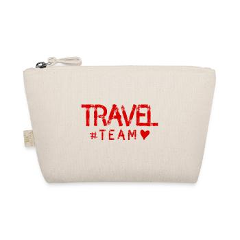 Travel Travel Team Heart - Organic Pouch - nature - Front