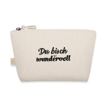 Du bisch wundervoll Schweizerdeutsch Sprüche - Bio-Täschchen - Natur - Vorne