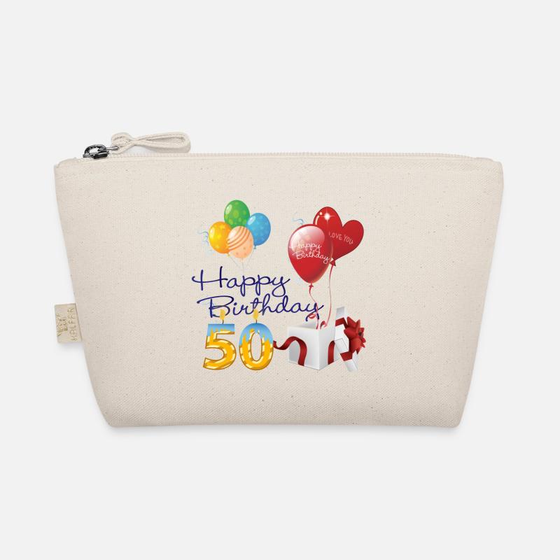 50th Birthday Organic Pouch