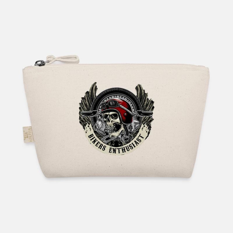 Motorradfahrer, Skull Bio-Täschchen