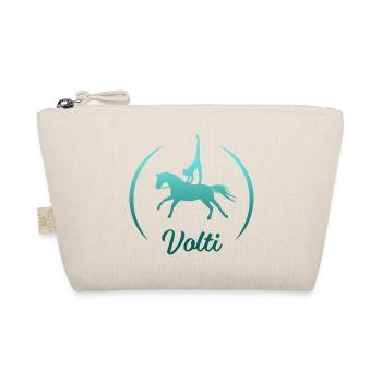 Volti equestrian vaulting by TinaShirts - Organic Pouch - nature - Front
