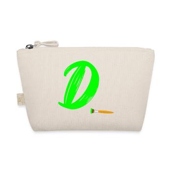 brush green d - Organic Pouch - nature - Front