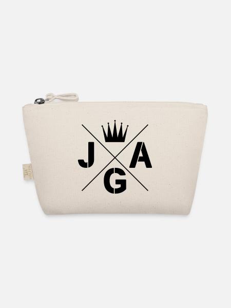 jga krone junggesellenabschied - Bio-Täschchen - Natur