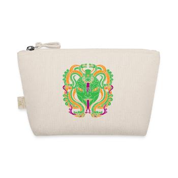 Medusa Face Snake Woman - Organic Pouch - nature - Front