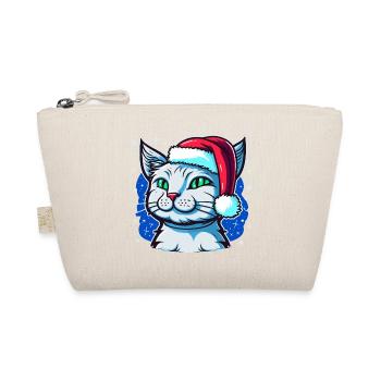 Cute Advent cat illustration, the ideal Advent - Organic Pouch - nature - Front