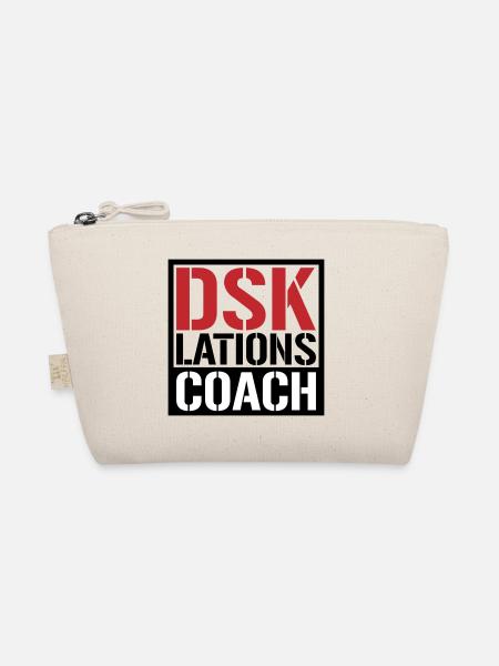 Deeskalationsteam DSKlations Coach Farben änderbar - Bio-Täschchen - Natur - Vorne