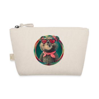 Mama Bear Mother Woman Gift Parents - Organic Pouch - nature - Front