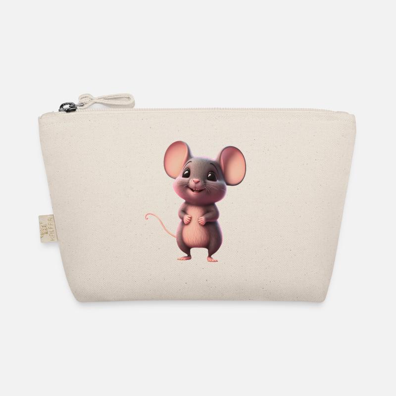 mignon souris heureuse Trousse biologique