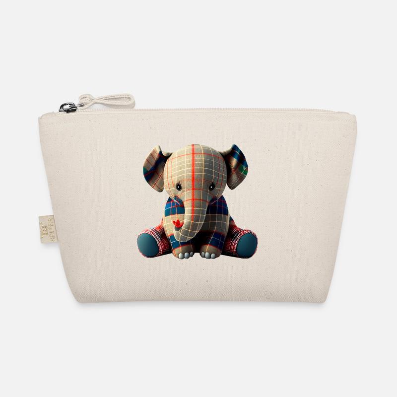 Stoff Elefant Bio-Täschchen