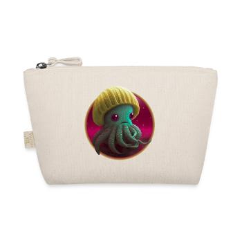 Baby Octopus Octopus with Cap - Organic Pouch - nature - Front