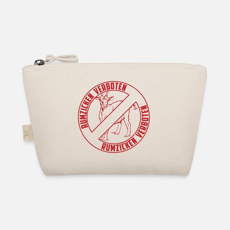 Rumzicken verboten! - Statement | Farbe änderbar Bio-Täschchen