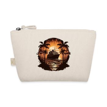 Cruise Ship Retro Vintage - Organic Pouch - nature - Front