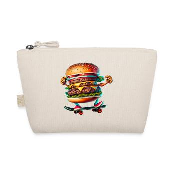 Cheeseburger Skateboard Skater - Trousse biologique - nature - Devant