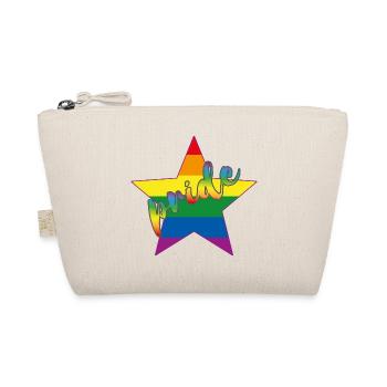 Rainbow Star Pride - Bio-Täschchen - Natur - Vorne