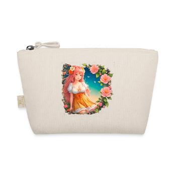 Anime Manga Kpop Girl in Garden - Organic Pouch - nature - Front