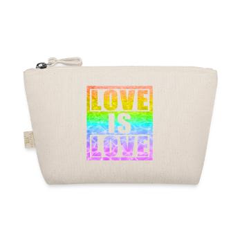 Love is Love LGBT - Célébrez la diversité - Trousse biologique - nature - Devant