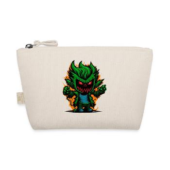 Graffiti Halloween Zombie Kid - Organic Pouch - nature - Front