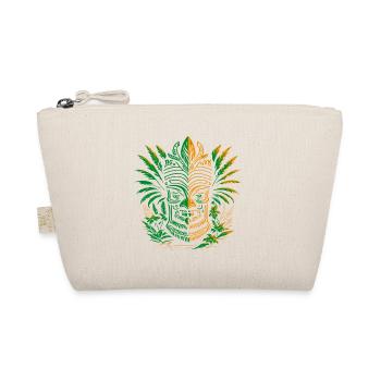Tiki Maske Hawaii | Aloha Vibes - Bio-Täschchen - Natur - Vorne