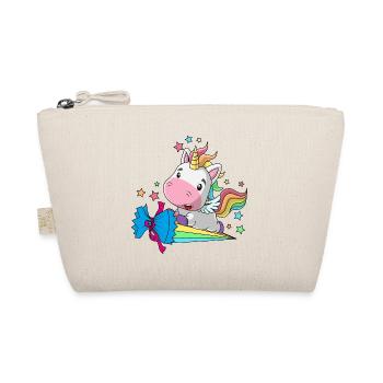 Unicorn School Child School Sugar Cone - Organic Pouch - nature - Front