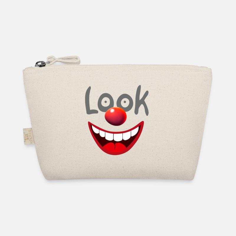 Clown Look - Bio-Täschchen - Natur