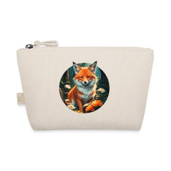 Fuchs im Blütenrausch Wald - Bio-Täschchen - Natur - Vorne