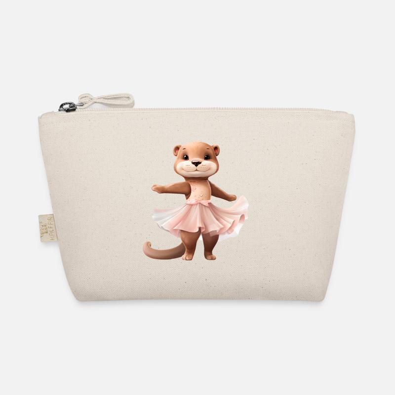 Otter Ballerina Ballet Dancer Organic Pouch