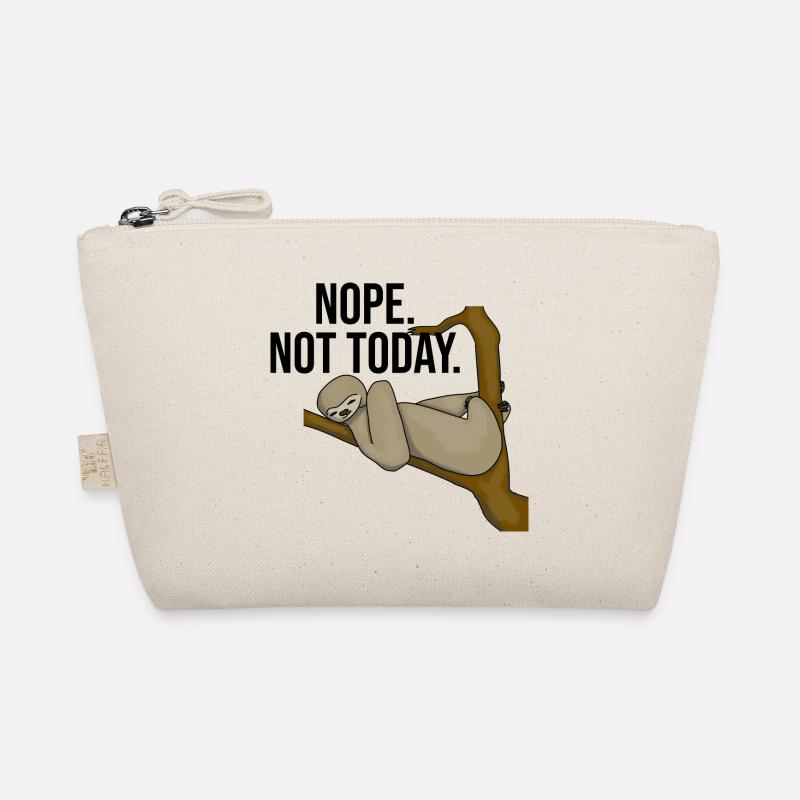 Sloth Nope Not Today Organic Pouch