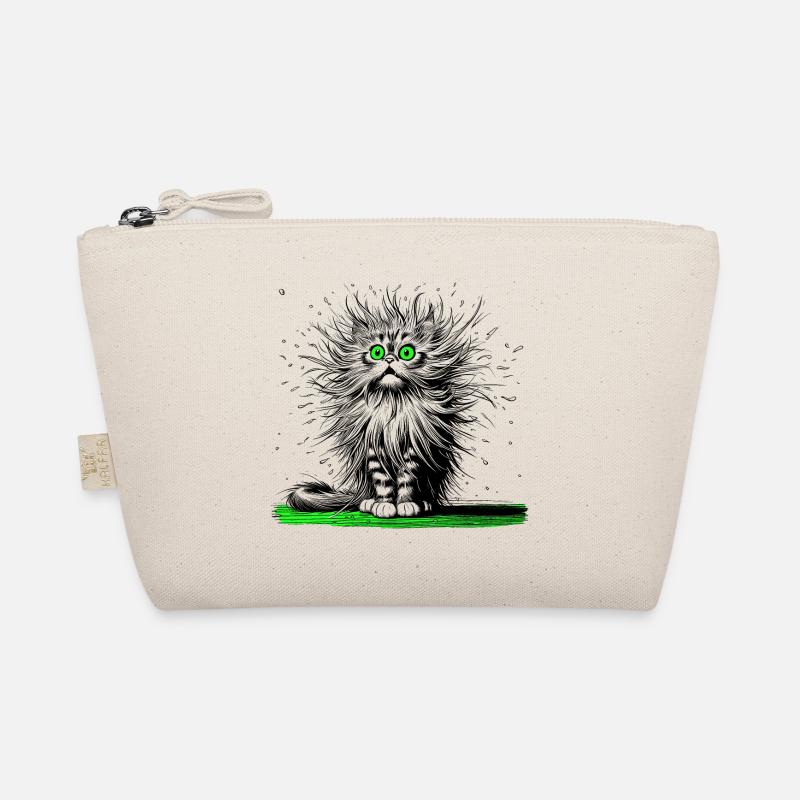 Katze, Comic, witzig, lustig Bio-Täschchen