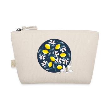 Lemon Flowers - Organic Pouch - nature - Front