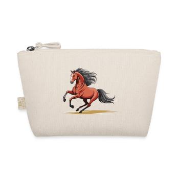 Pure horse power - freedom on four hooves - Organic Pouch - nature - Front