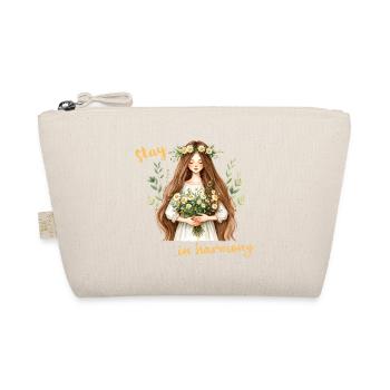 Herbalist from the forest – the power of herbs and nature - watercolor - Organic Pouch - nature - Front
