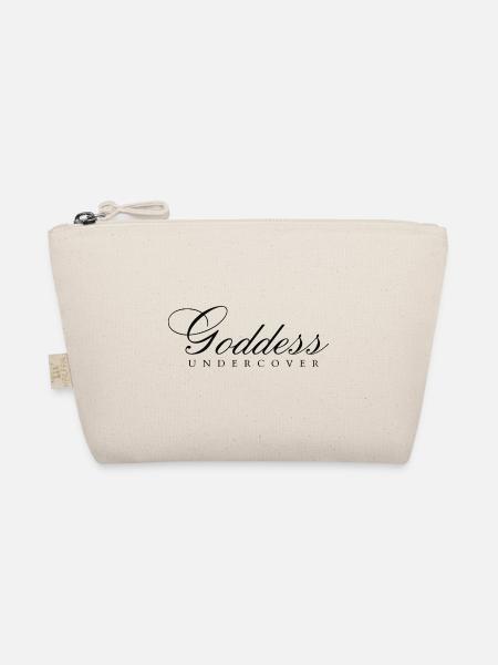 Goddess Undercover Göttin Design M K Eyelneiri 1 - Bio-Täschchen - Natur