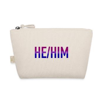 He Him Pronoun Bi Pride Flag LGBT Bisexual - Organic Pouch - nature - Front