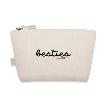 besties since 2000 - Organic Pouch - nature - Front