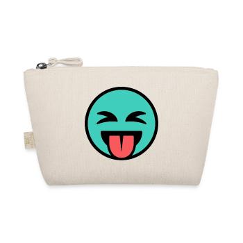 Émoticône drôle / Sourire - Trousse biologique - nature - Devant