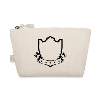coat of arms blank shield shape - Organic Pouch - nature - Front