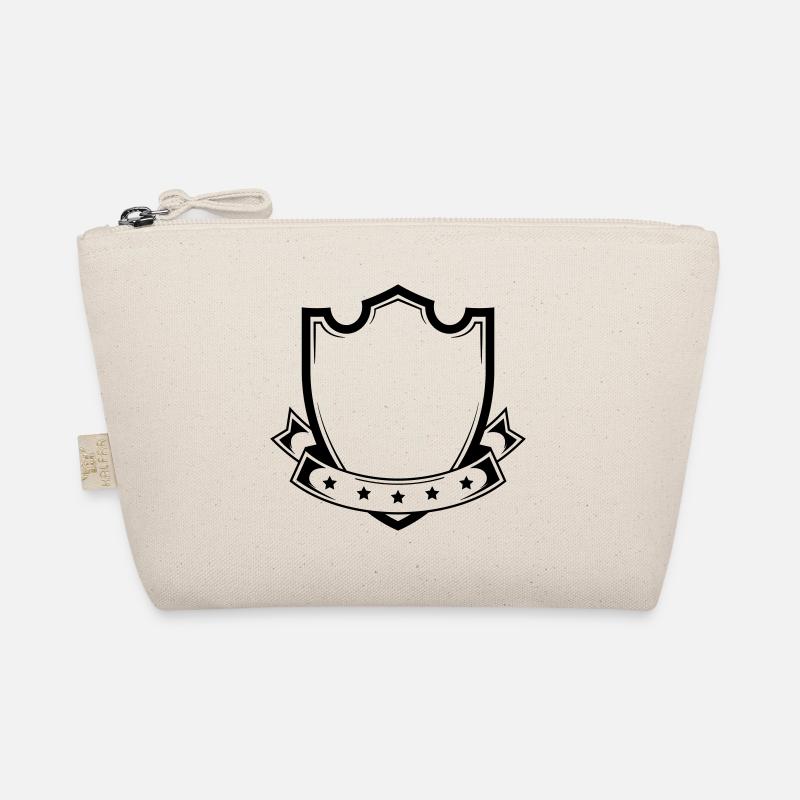 wappen leer schild form Bio-Täschchen