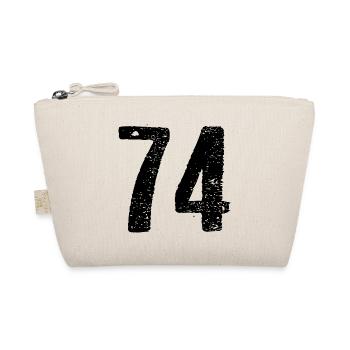 74 Number Vintage - Organic Pouch - nature - Front