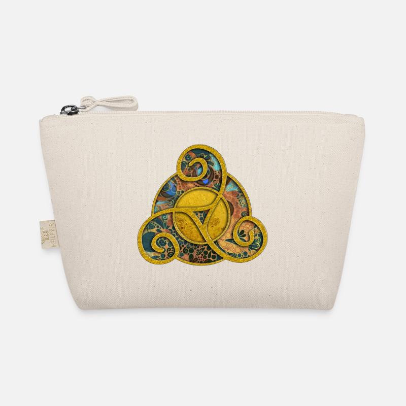 Triskele - Celtic Symbol Design 4 - Bio-Täschchen - Natur