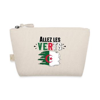 Verts Algérie Algérien Football Cadeau Humour - Trousse biologique - nature - Devant