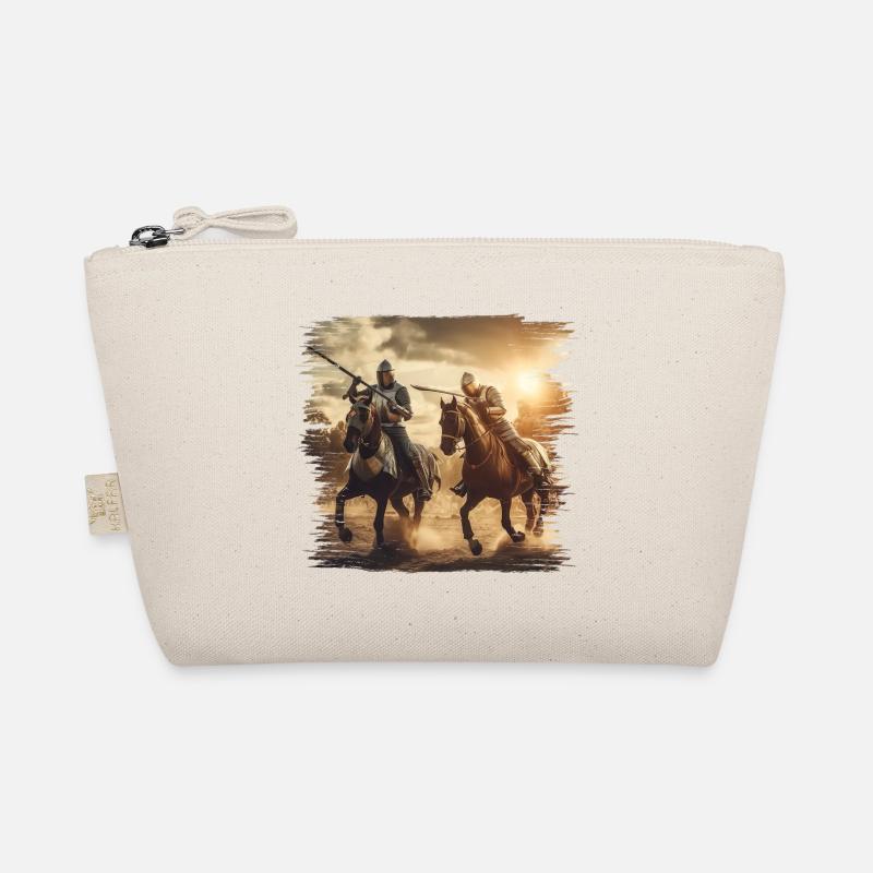 A medieval jousting tournament Organic Pouch
