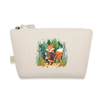 Musikalischer Fuchs - Bio-Täschchen - Natur - Vorne
