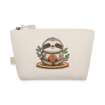 Sloth Yoga & Meditation - Organic Pouch - nature - Front