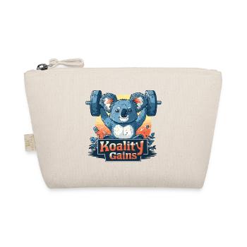 Bodybuilding Koality Gains Koala Saying Funny - Organic Pouch - nature - Front