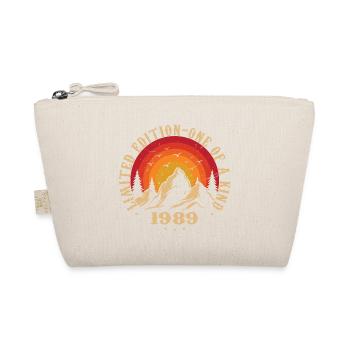 Vintage 1989 Retro 1989 Birthday Gift 1989 - Organic Pouch - nature - Front