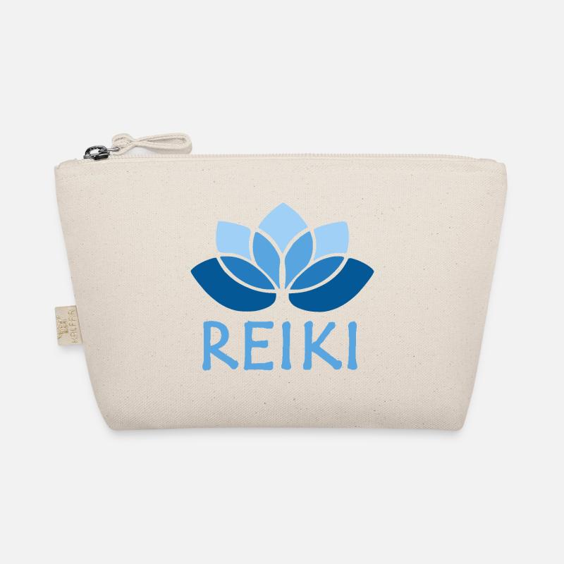reiki blau Bio-Täschchen