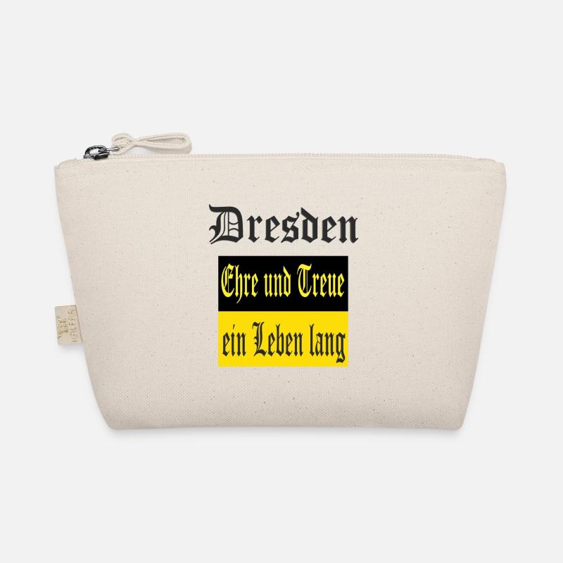 Dresden Fussball Design - Bio-Täschchen - Natur
