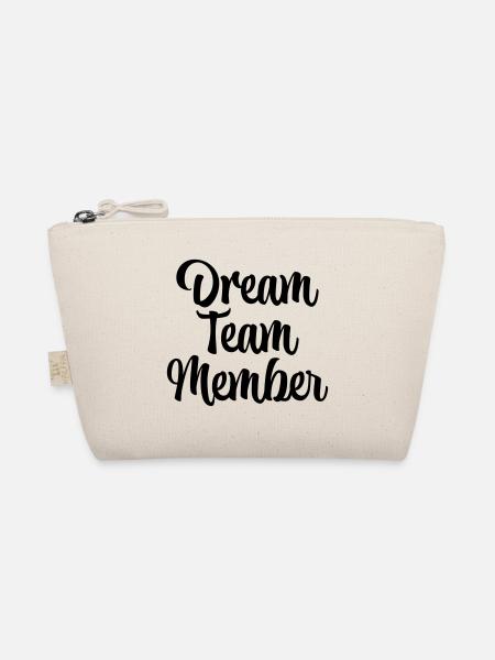 Dream team member - Bio-Täschchen - Natur - Vorne