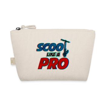 Scoot like a Pro! Cool gift for stunt scooters - Organic Pouch - nature - Front