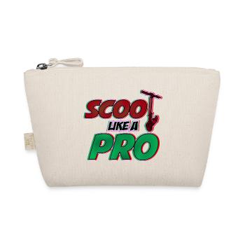 Scoot like a Pro! Cool gift for stunt scooters - Organic Pouch - nature - Front